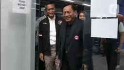 Pertemuan tersebut diisi dengan diskusi bersama dalam rangka menyambut perhelatan Olimpiade 2024 di Paris. (Liputan6.com/Herman Zakharia)