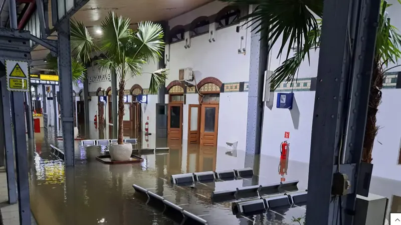 Imbas Banjir Semarang, 4 Rute Perjalanan KA Dibatalkan Kamis 14 Maret 2024