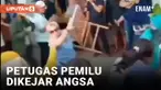 Emak-emak Lempar Kursi Ke Pendaftar Jalan Sehat Bersama BUMN