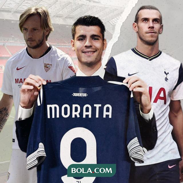 Gareth Bale , Ivan Rakitic dan Alvaro Morata