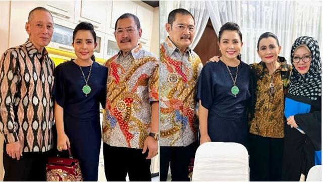 6 Potret Mayangsari di Ultah Tutut Soeharto ke-75, Kumpul Bareng Keluarga Cendana