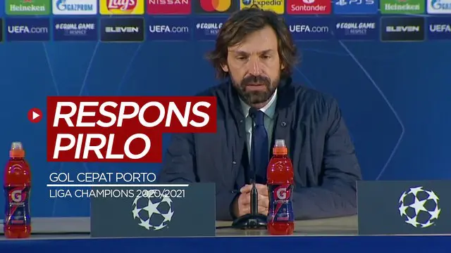 Berita video respons Pelatih Juventus, Andrea Pirlo, soal gol cepat yang dicetak Porto ke gawang timnya pada leg I babak 16 Besar Liga Champions 2020/2021, Kamis (18/2/2021) dinihari WIB.