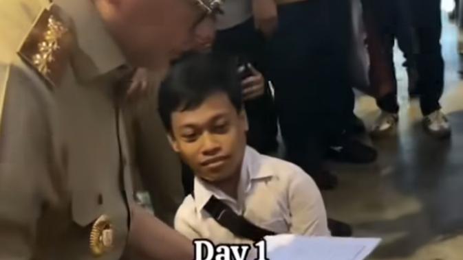Momen Pramono Anung Interview Pemuda Disabilitas saat Job Fair: Ada Doa Ibu di Rumah agar Diterima Kerja