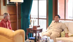 Momen Menlu Singapura Temui Prabowo di Hambalang