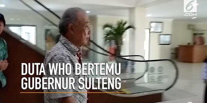VIDEO: Pertemuan Duta WHO dan Gubernur Sulawesi Tengah