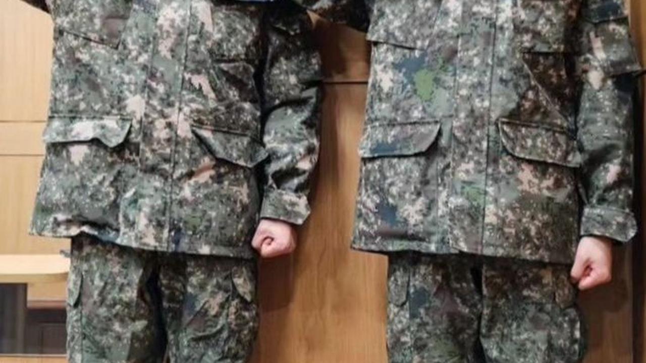 V BTS Tengah Wajib Militer