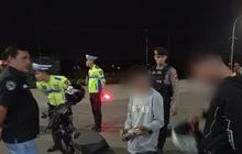 Polisi Datang, Puluhan Pebalap Liar Kocar Kacir