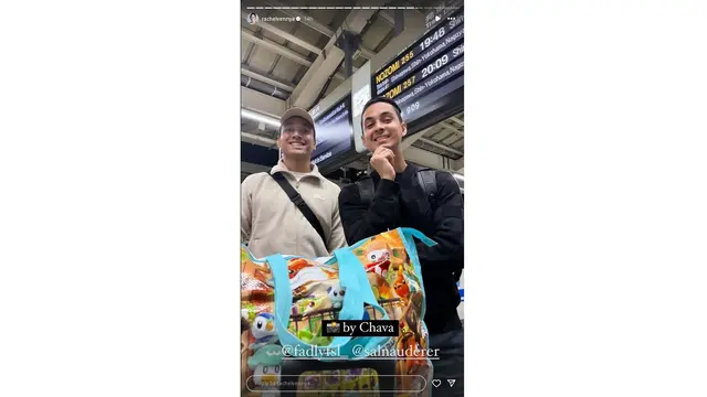 Momen Fadly Faisal Liburan Bareng Rachel Vennya dan Salim Nauderer