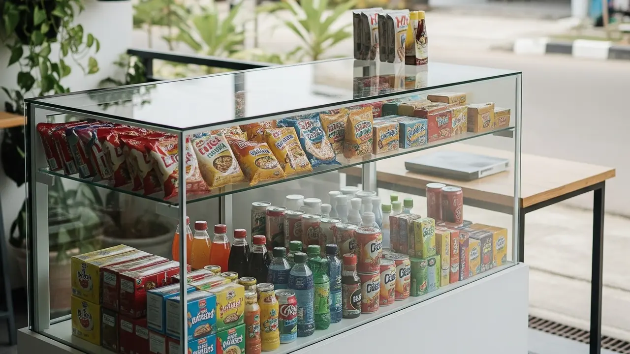 Desain Warung Sembako dengan Tampilan Ala Mini Market