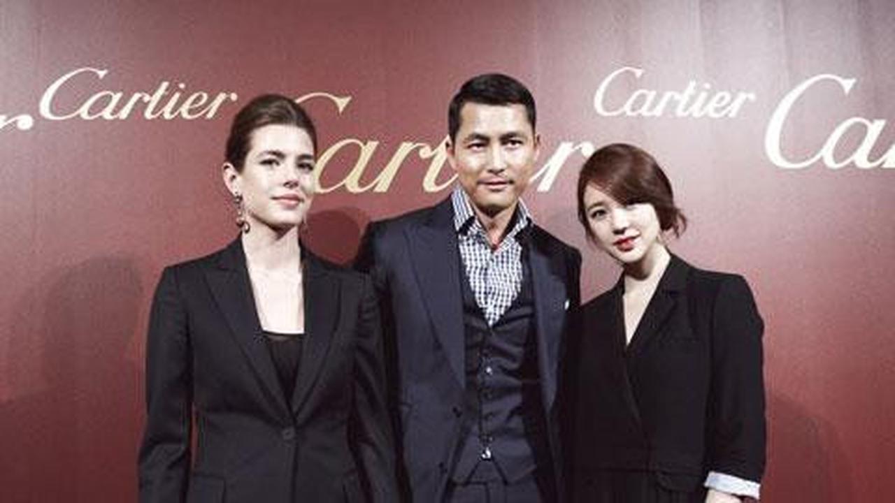 Yoon Eun Hye - Jung Woo Sung bertemu Puteri Monaco