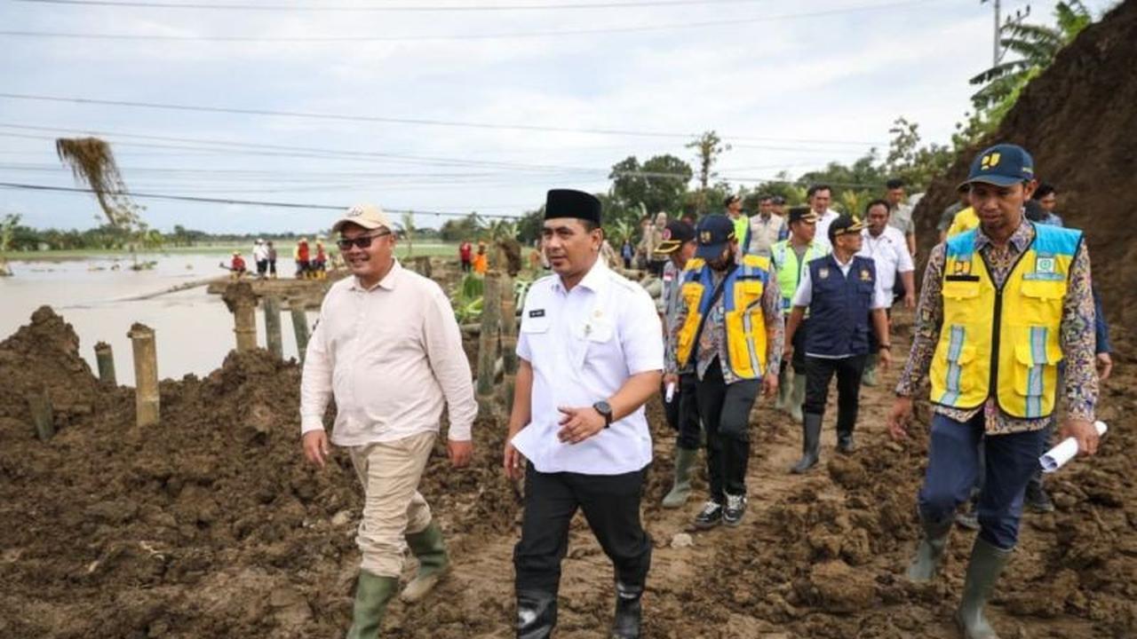 Percepatan Penutupan Tanggul Sungai Tuntang di Demak Ditargetkan Selesai Tiga Hari