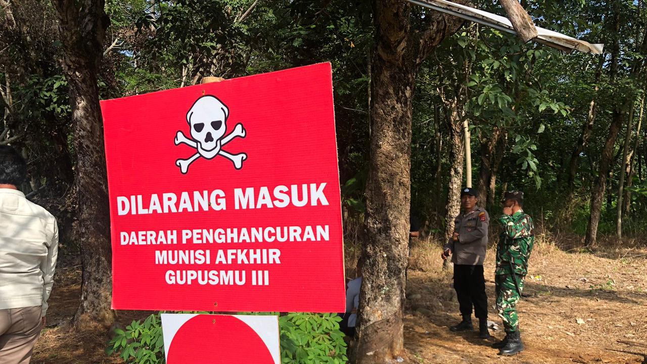 Area peledakan amunisi tidak layak milik TNI