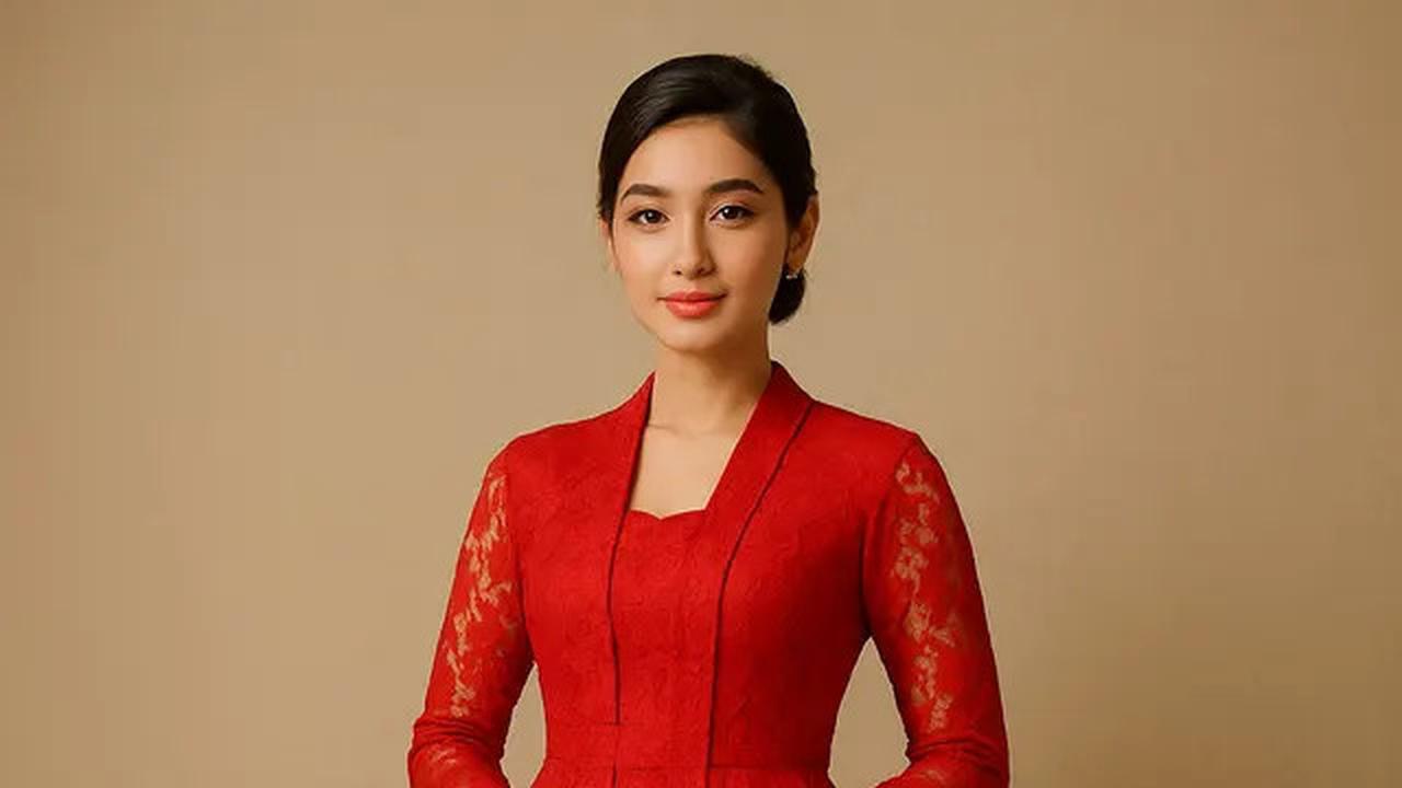 8 Dress Kebaya Rok Batik A-Line Tema Hari Kemerdekaan 17 Agustus 1945 HUT RI ke-80