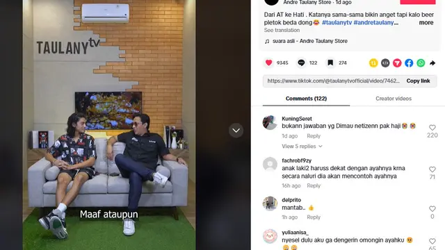 Andre Taulany dan Kenzy