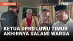 Ketua DPRD Luwu Timur Kunjungi Warga yang Ia Tolak Bersalaman
