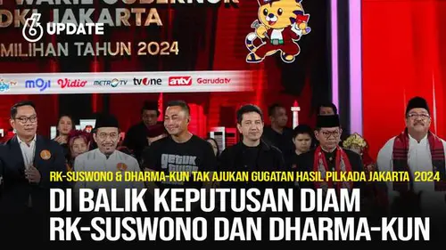 RK-Suswono dan Dharma-Kun Tak Ajukan Gugatan Hasil Pilkada Jakarta 2024 ke MK