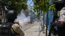 Geng-geng telah mengalahkan polisi, dengan para ahli memperkirakan bahwa mereka sekarang menguasai sekitar 80 persen wilayah dari Ibu Kota Port-au-Prince. (Richard PIERRIN/AFP)