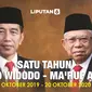 Setahun Jokowi - Ma'ruf Amin (Liputan6.com/Triyasni)