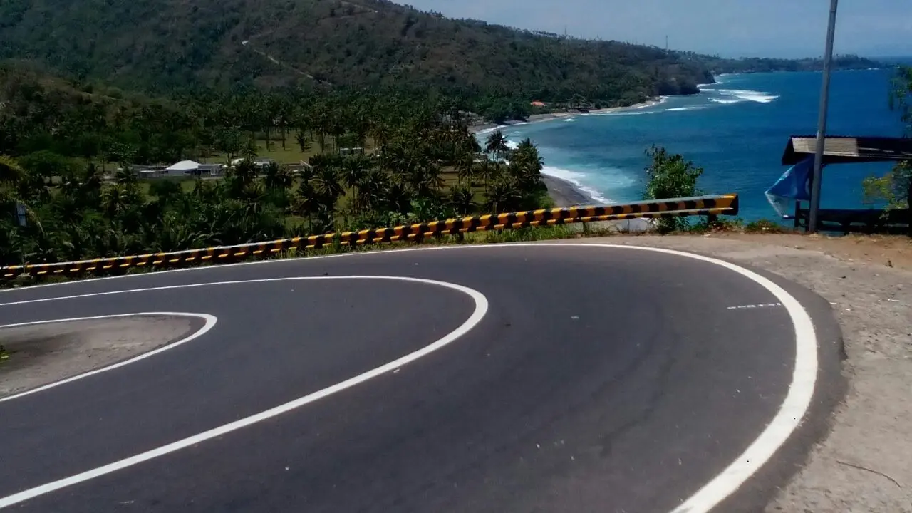 Salah satu rute yang bakal dilewati peserta GFNY Indonesia