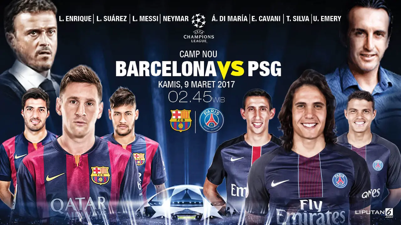 Prediksi Barcelona Vs PSG