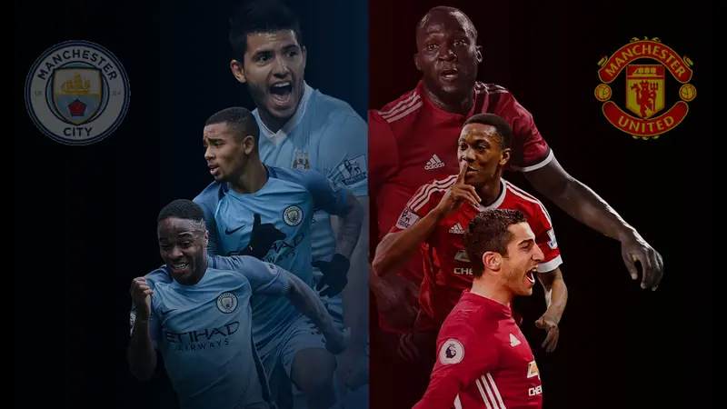 Infografis Manchester City x Manchester United