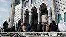 Umat Islam di Korea Selatan sendiri banyak ditemui di daerah Itaewon. (YASUYOSHI CHIBA/AFP)
