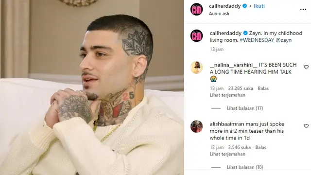 Zayn Malik dalam Call Her Daddy. (Instagram/ callherdaddy)