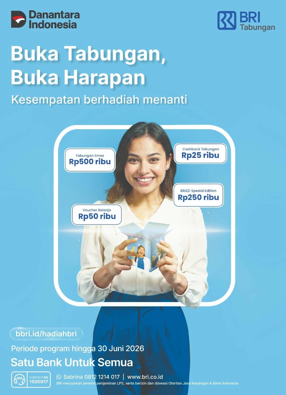 'BRI Tabungan Mystery Box, BRI Tawarkan Pengalaman Menabung Lebih Seru dan Menguntungkan bagi Nasabah Baru