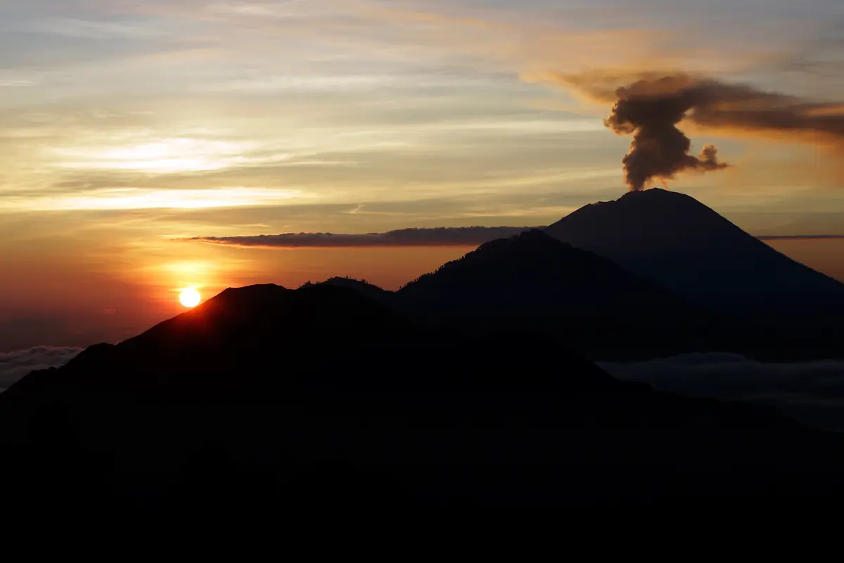 Sunrise Gunung Agung di Bali