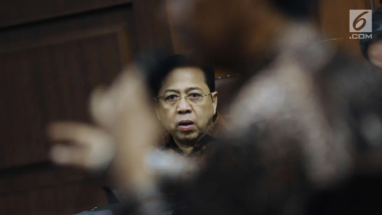 Setya Novanto Kembali Jalani Sidang Pemeriksaan Saksi