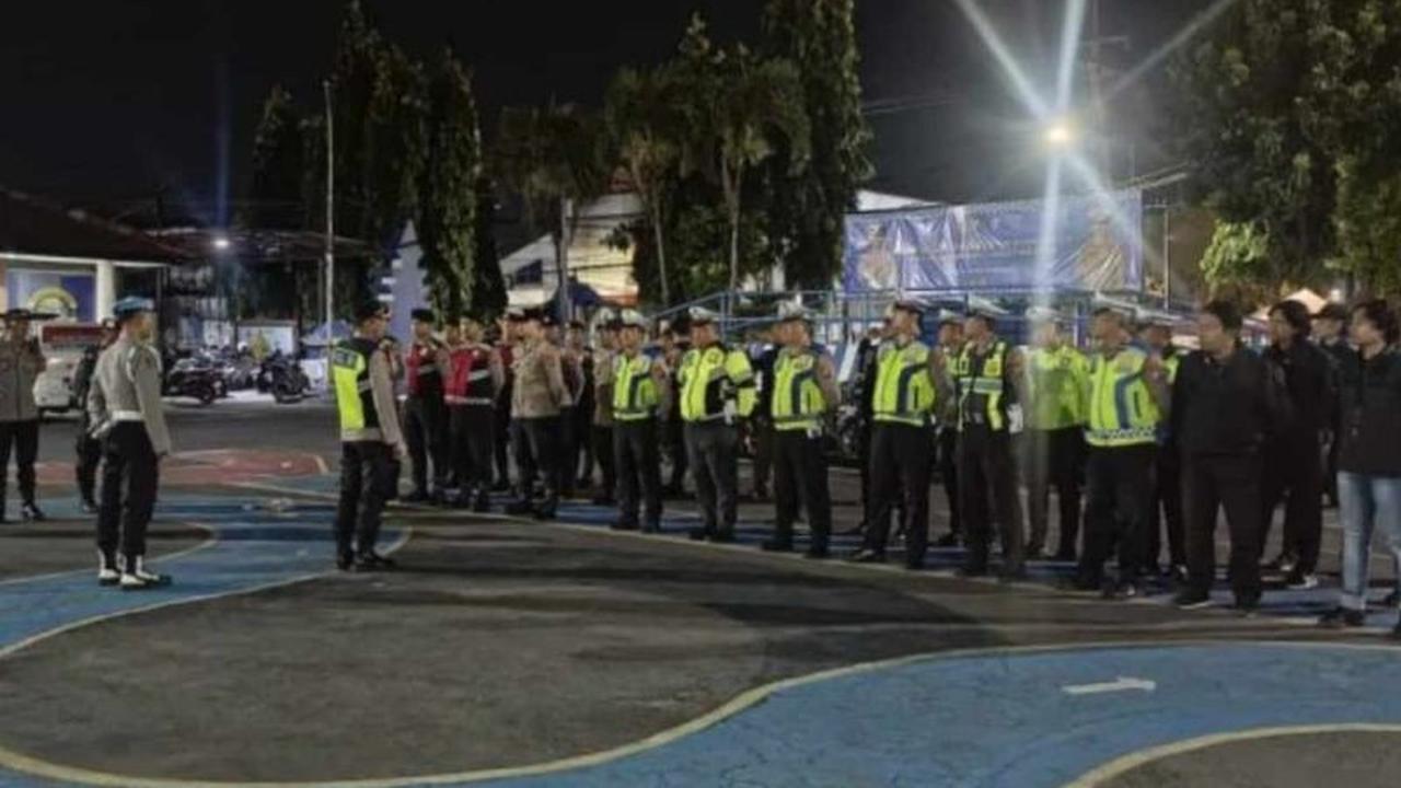 Polres Kediri Kota Gencarkan Razia Balap Liar, Antisipasi Gangguan Kamtibmas dan Pelanggaran Lalu Lintas