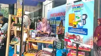 Pameran UMKM di Sumbagsel di region Pertamina Palembang, setelah naik kelas mengikuti program UMK Academy di Palembang Sumsel (Liputan6.com / Nefri Inge)