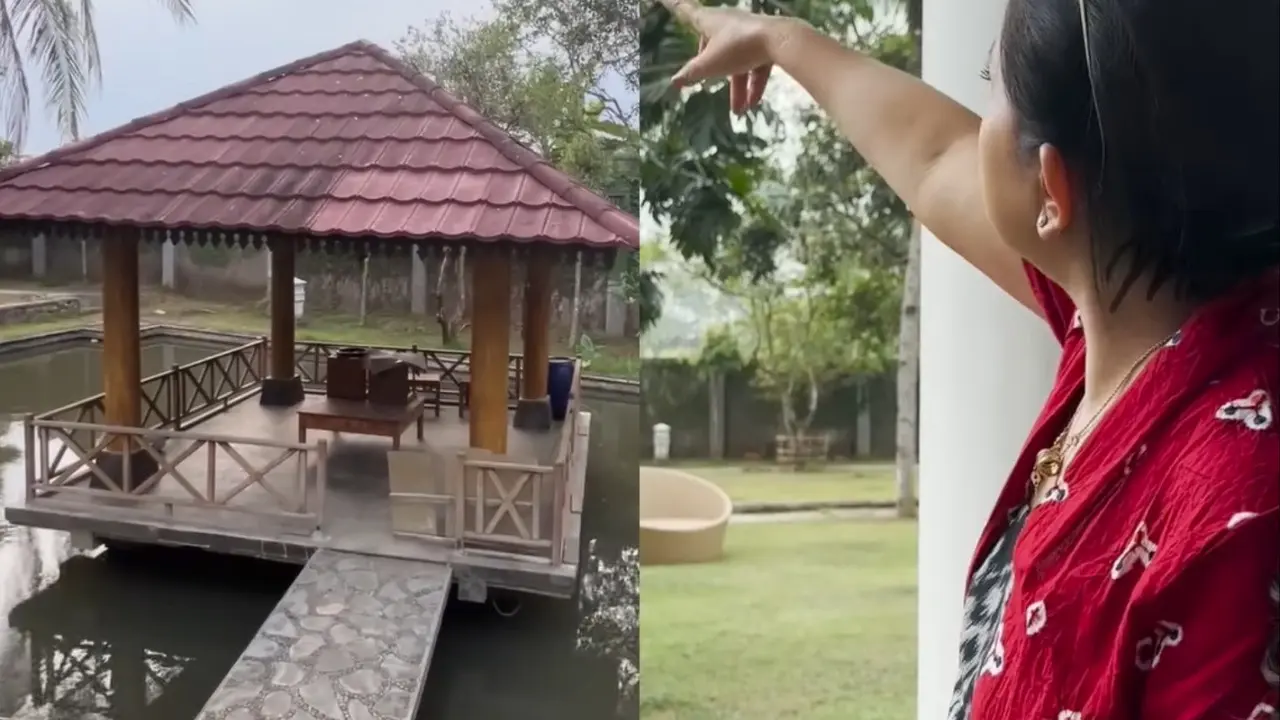 Potret Taman Rumah Mayangsari di Purwokerto/Youtube Mayangsari Channel