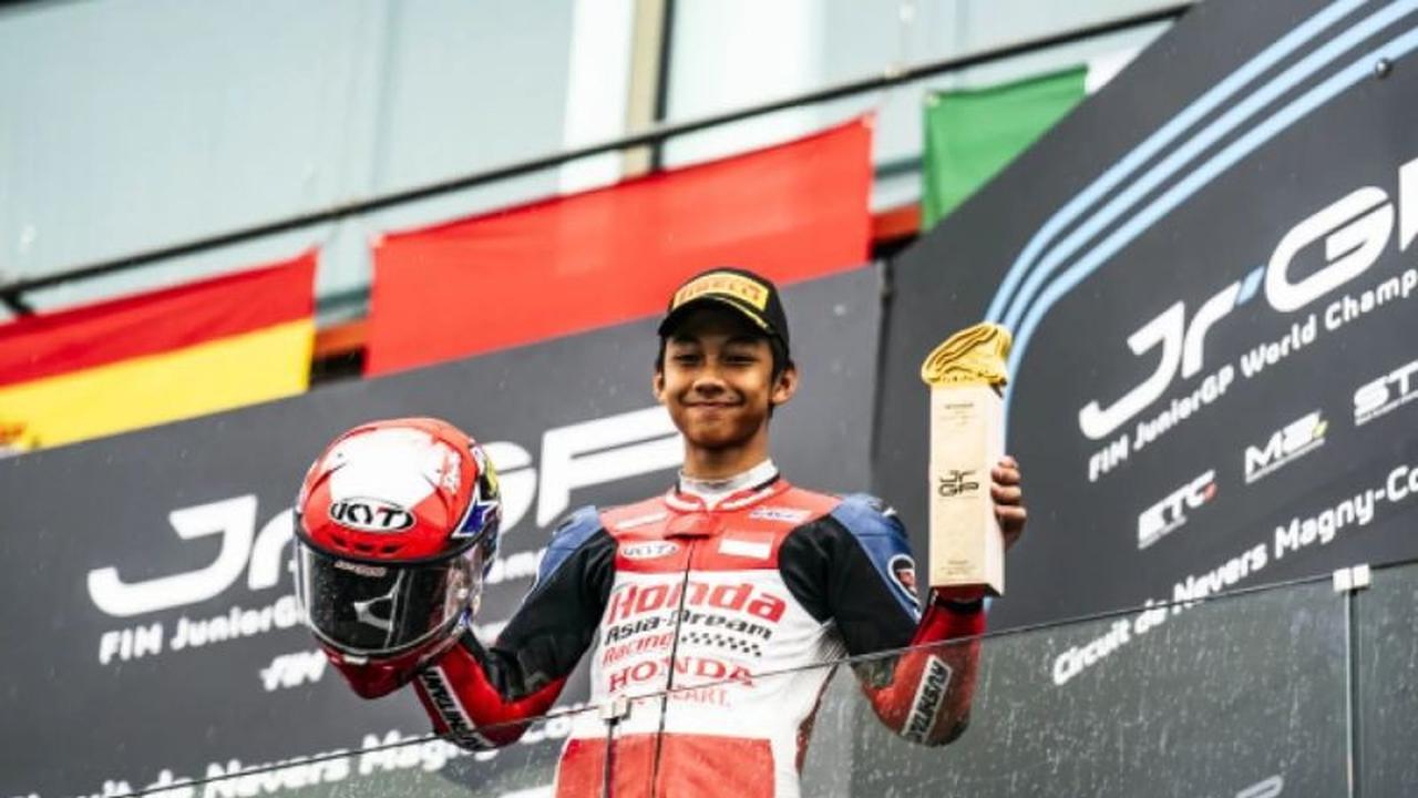 Pembalap Muda Indonesia Kiandra Ramadhipa Siap Berlaga di FIM Moto3 Junior World Championship 2026
