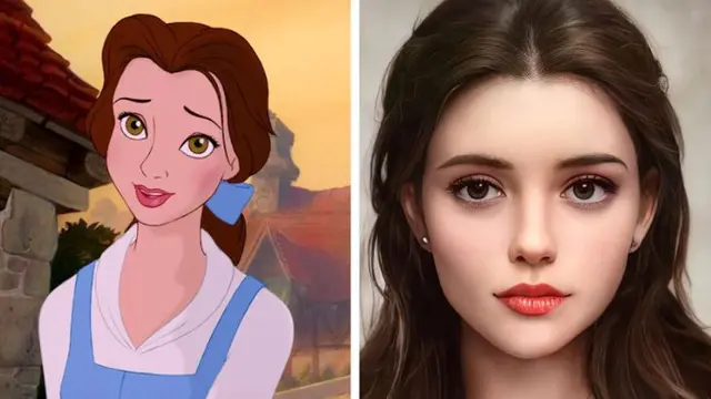 Ilustrator Ini Ubah Karakter Kartun Jadi Gambar Manusia, Hasilnya Bak Sungguhan