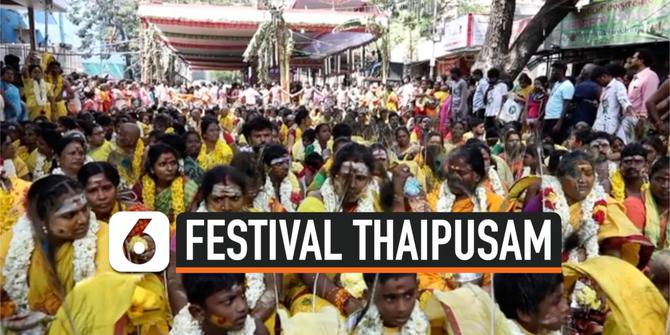 VIDEO: Perayaan Festival Thaipusam di India