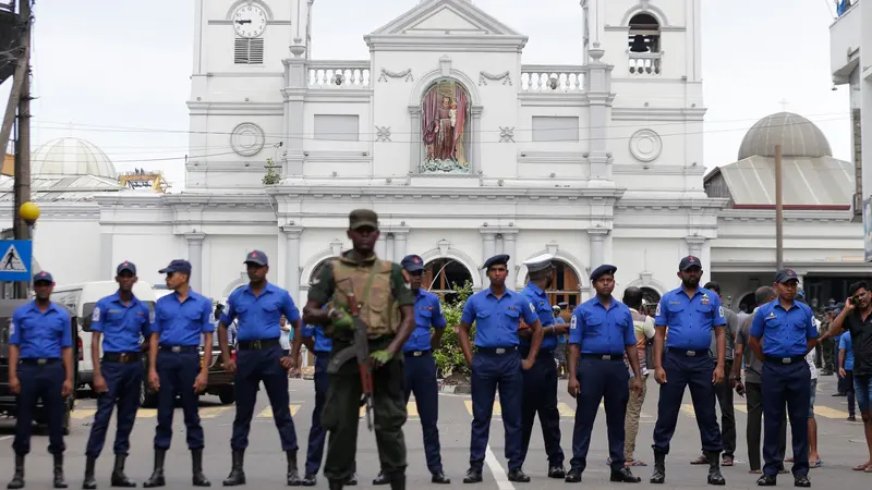 99 Orang Tewas dalam Ledakan Gereja dan Hotel di Sri Lanka