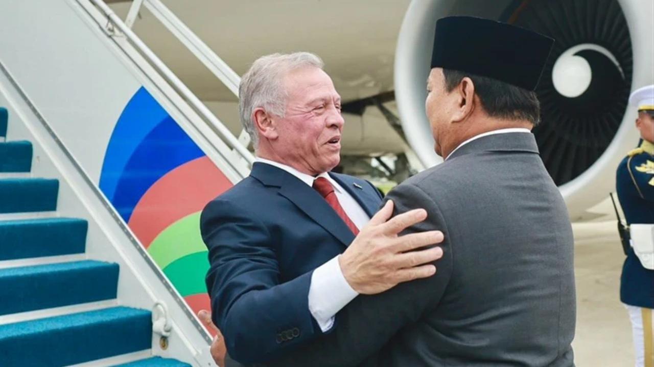 Presiden Prabowo Bertemu Raja Yordania, Raja Abdullah II bin Al Hussein
