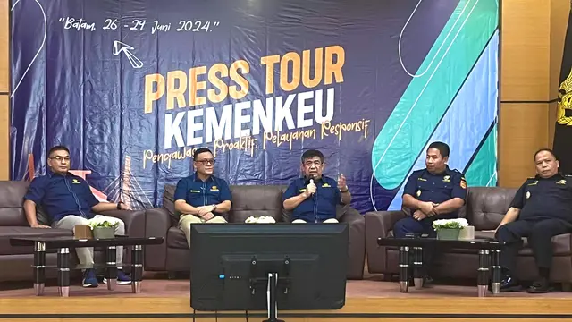 Press tour Kementerian Keuangan (Kemenkeu), Rabu (26/6/2024). (Foto: Liputan6.com/Pipit I.R)