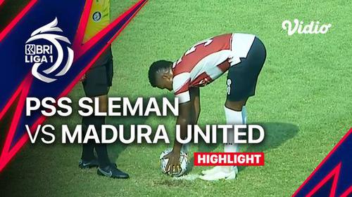 VIDEO: Highlights BRI Liga 1, Gol Tunggal Lulinha Antarkan Madura United Menang atas PSS Sleman