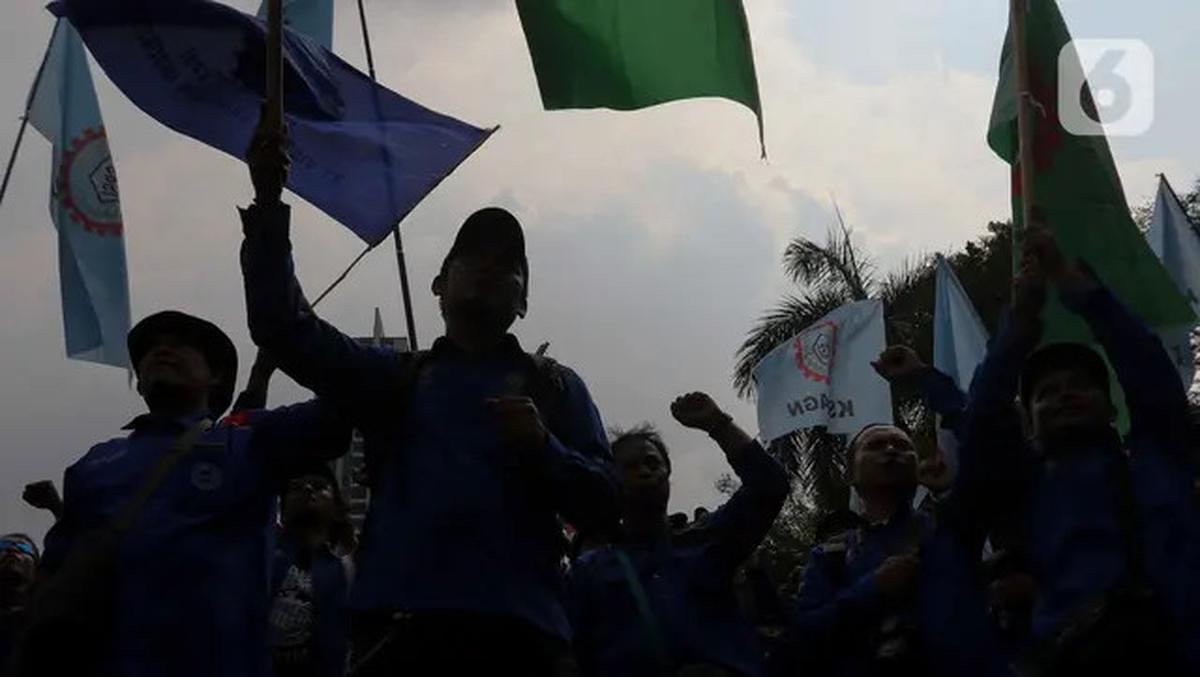 Desak Pengupahan Tak Pakai PP 51/2023, Buruh Berunjuk Rasa di Kemnaker