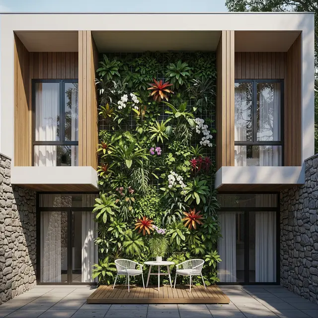 Rumah Kecil Type 45 Modern Minimalis dengan Taman Belakang (Gemini AI)
