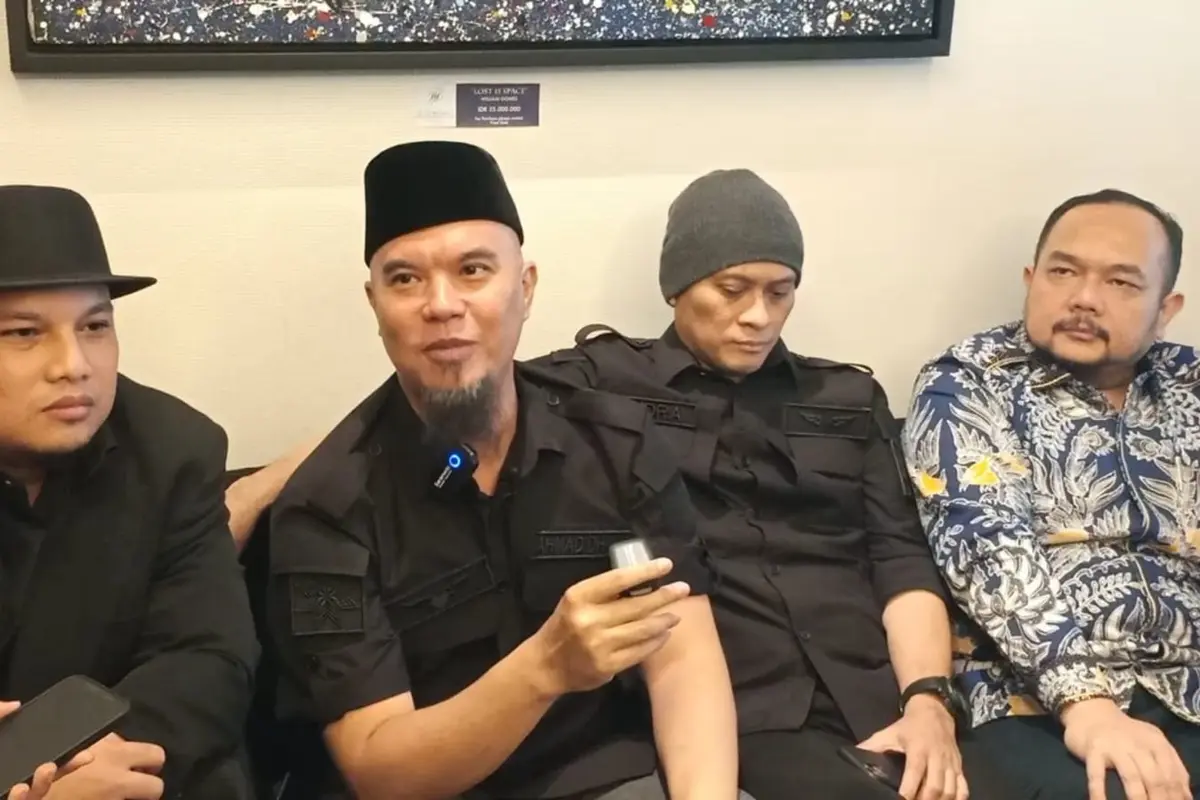 Ahmad Dhani bersama Andra Ramadhan