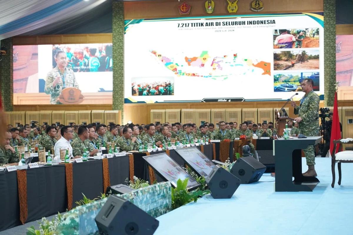 FOTO: Kasad Paparkan Program TNI AD untuk Kesejahteraan Warga