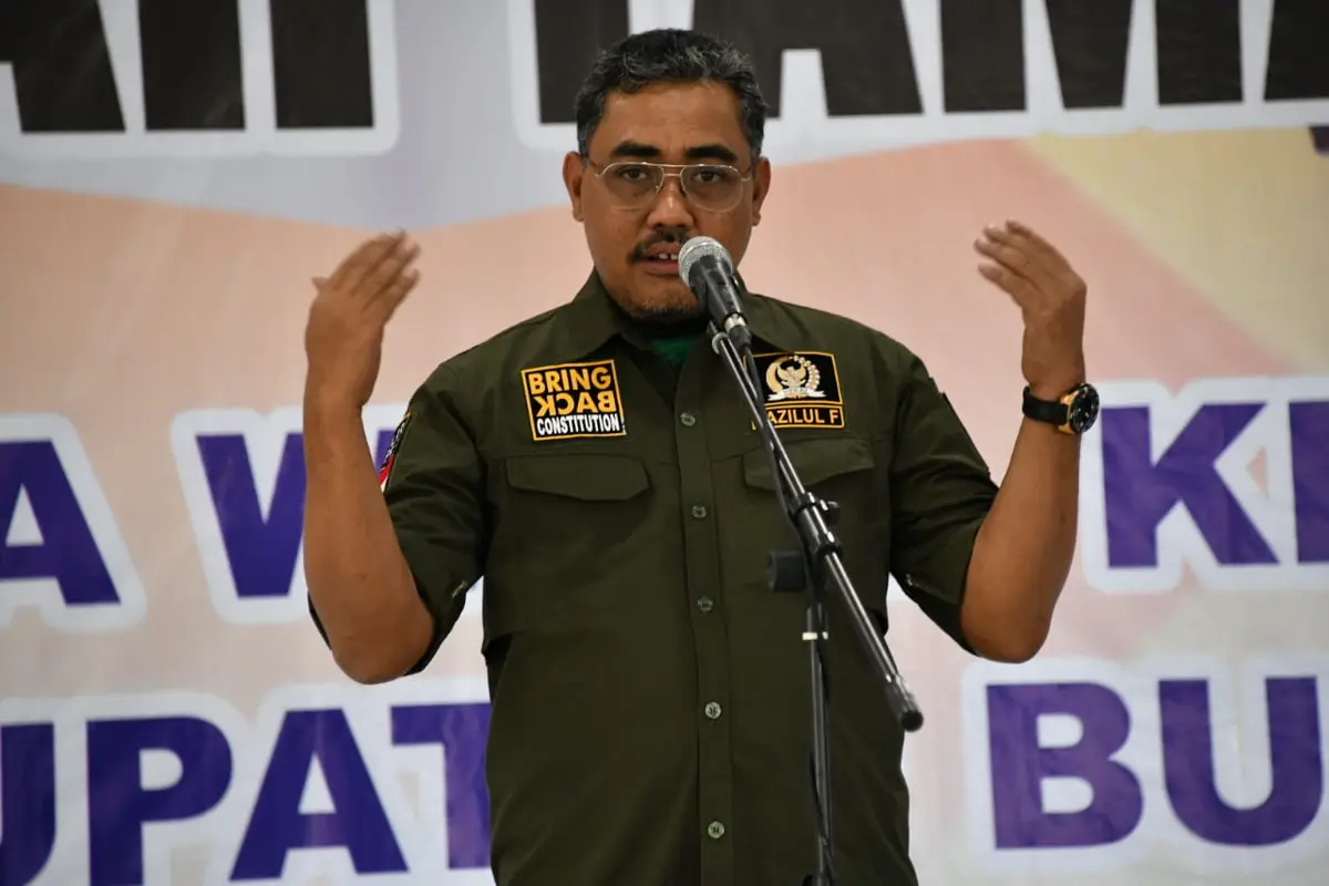 Gus Jazil saat bersilaturrahim dengan jajaran pemerintah daerah Kabupaten Buton