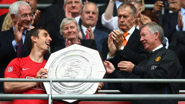 Gary Neville dan Sir Alex Ferguson