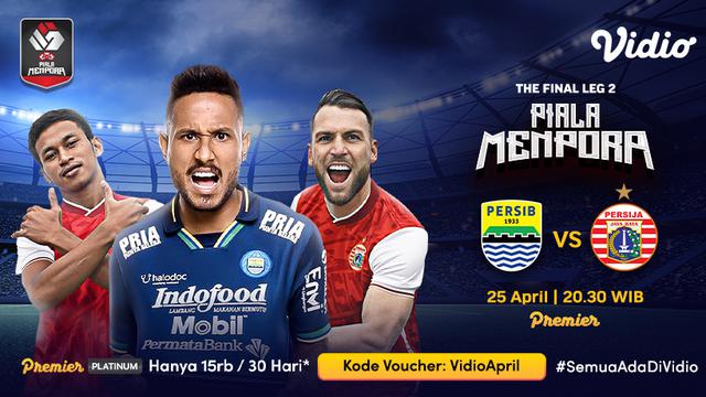 Final Piala Menpora 2021 Leg Kedua di Vidio