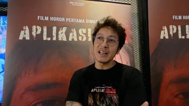 Film Aplikasi Iblis menandai debut penyutradaraan Dimas Anggara di genre horor. (Ratnaning Asih/ Liputan6.com)