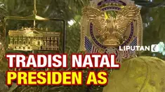 Asosiasi Sejarah Gedung Putih meluncurkan ornamen Natal seri ke-41, yang menggambarkan pohon Natal di Ruang Biru Gedung Putih di masa kepresidenan Lyndon B. Johnson tahun 1967. Ornamen Natal Gedung Putih merupakan simbol tradisi Natal keluarga Presid...