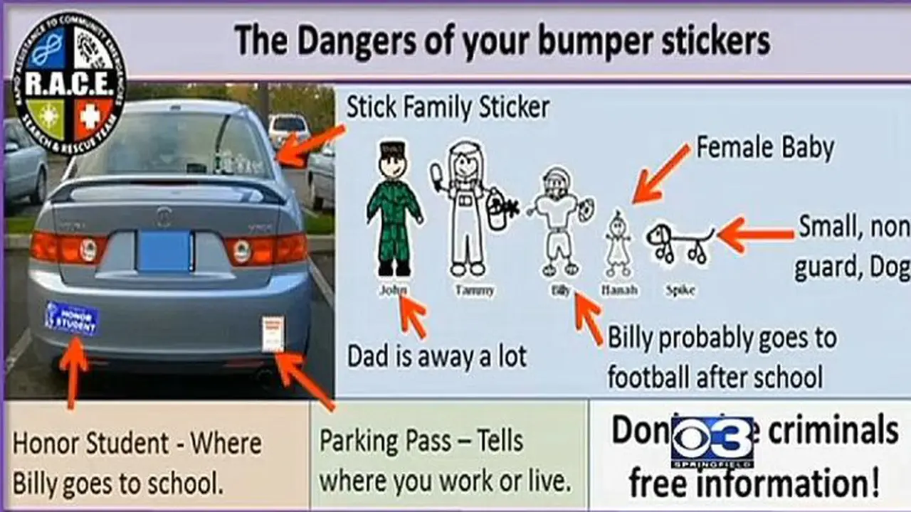 Bahaya Tempel Stiker `Ayah, Ibu, Anak` di Mobil